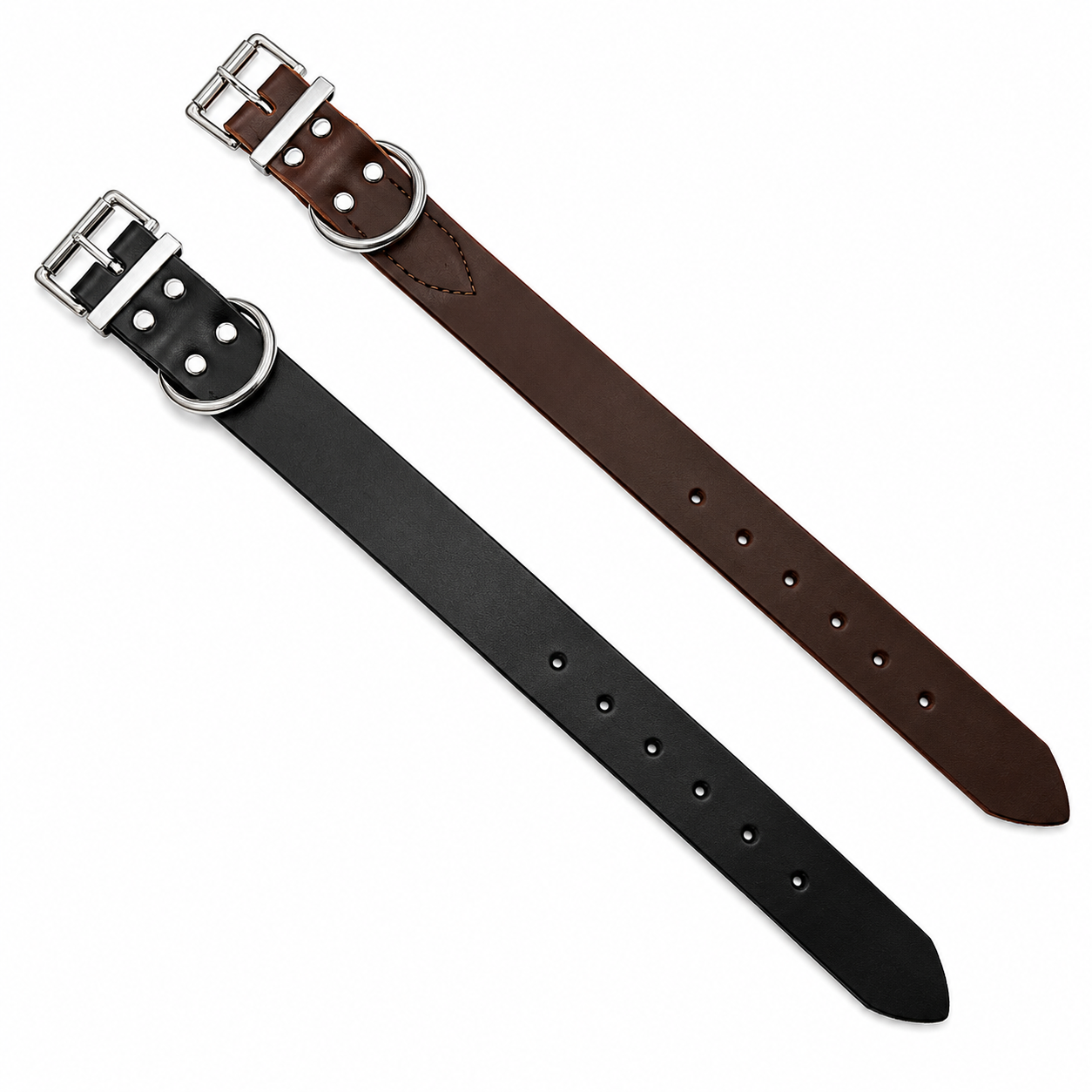 GSS Heavy-Duty 1.5" Puppy Leather Collar for Dogs – Amish Made Working Dog Collar
