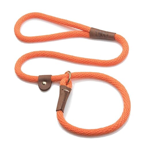 Mendota Pet - Slip Leash - Large 1/2 Inch - 6' Pet Leashes Mendota Pet Orange 