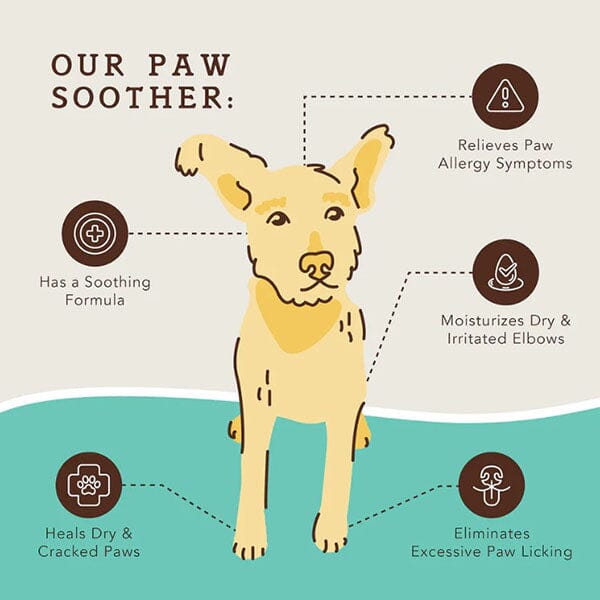 NATURAL DOG COMPANY - Paw Soother - 2 oz Stick in , durable Pet Medicine for dogs