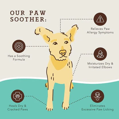NATURAL DOG COMPANY - Paw Soother - 2 oz Stick in , durable Pet Medicine for dogs