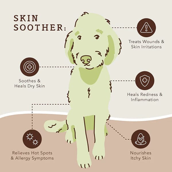 NATURAL DOG COMPANY - Skin Soother 2oz Stick in , durable Pet Medicine for dogs