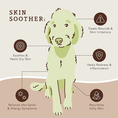 NATURAL DOG COMPANY - Skin Soother 2oz Stick in , durable Pet Medicine for dogs