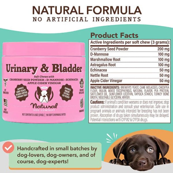 NATURAL DOG COMPANY - Urinary & Bladder Supplement Pet Vitamins & Supplements Natural Dog Company 