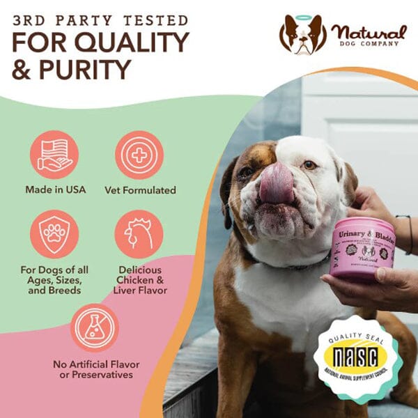 NATURAL DOG COMPANY - Urinary & Bladder Supplement Pet Vitamins & Supplements Natural Dog Company 