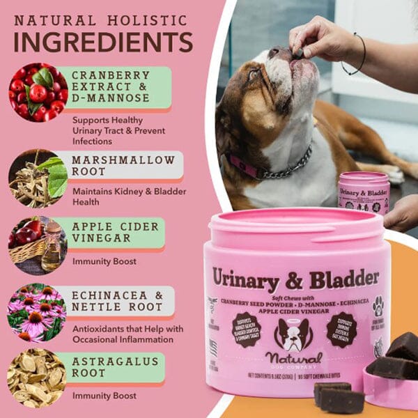 NATURAL DOG COMPANY - Urinary & Bladder Supplement Pet Vitamins & Supplements Natural Dog Company 