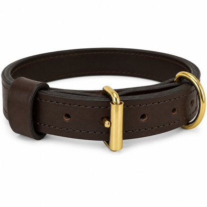 Ray Allen 1" Premier Leather Collar for Dogs – Premium English Rein Leather