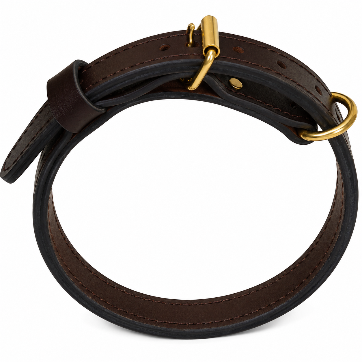Ray Allen 1" Premier Leather Collar for Dogs – Premium English Rein Leather