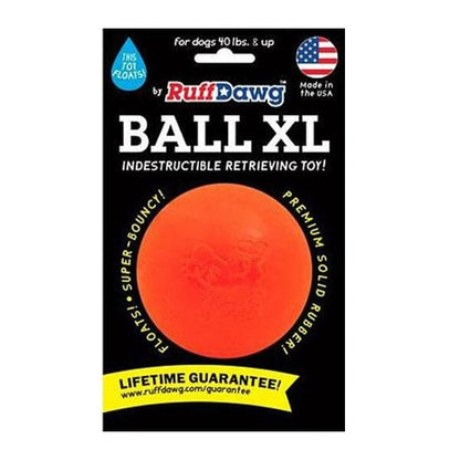 RUFF DAWG - Indestructible Rubber Floating Ball - Guaranteed For Life in , durable Dog Toys for dogs