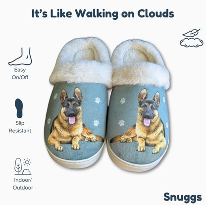 E&S - German Shepherd Snuggs Slippers