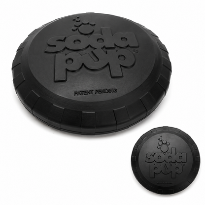 SodaPup Magnum Bottle Top Flyer for Dogs – Ultra Durable Rubber Frisbee, Safe on Teeth & Built for Aggressive Fetch