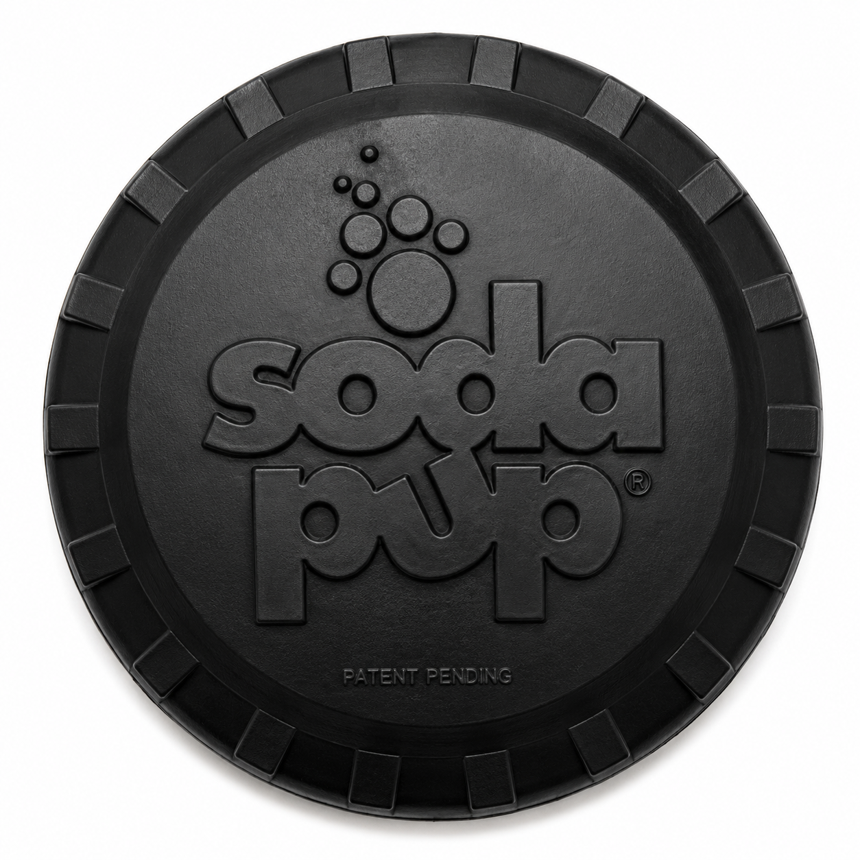 SodaPup Magnum Bottle Top Flyer for Dogs – Ultra Durable Rubber Frisbee, Safe on Teeth & Built for Aggressive Fetch