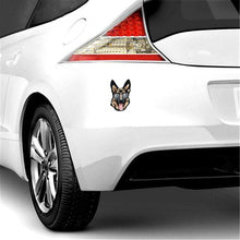 German Shepherd Cool Companion - Sticker 3.5" x 5.5" in , durable for dogs