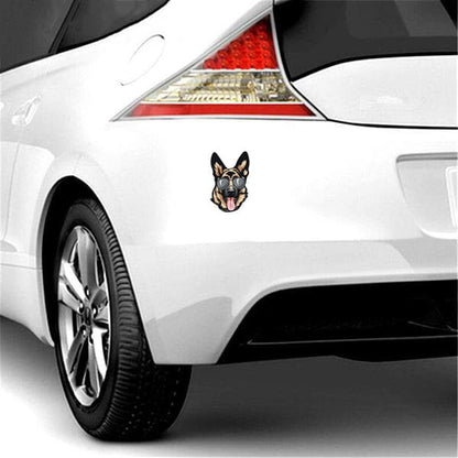 German Shepherd Cool Companion - Sticker 3.5" x 5.5" in , durable for dogs