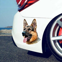 German Shepherd Portrait - Sticker 6" x 8" in , durable for dogs
