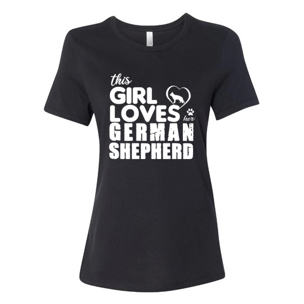 GSS - This Girl Loves Her German Shepherd T-Shirts