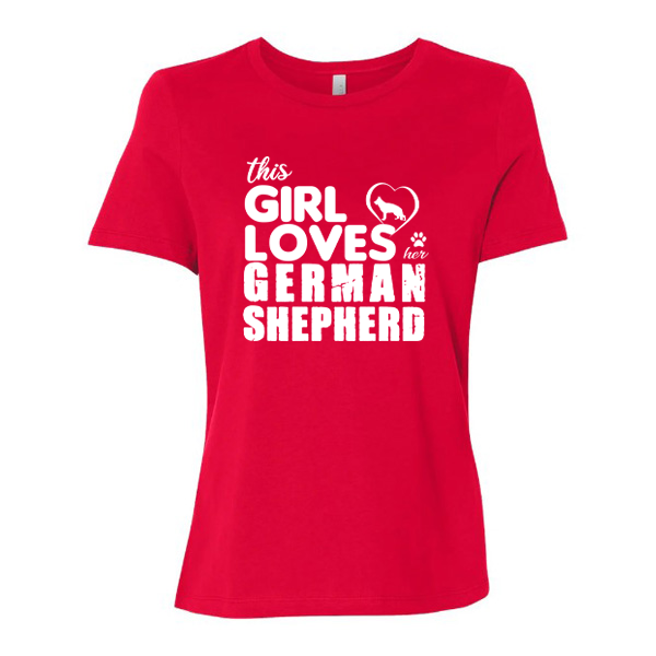 GSS - This Girl Loves Her German Shepherd T-Shirts