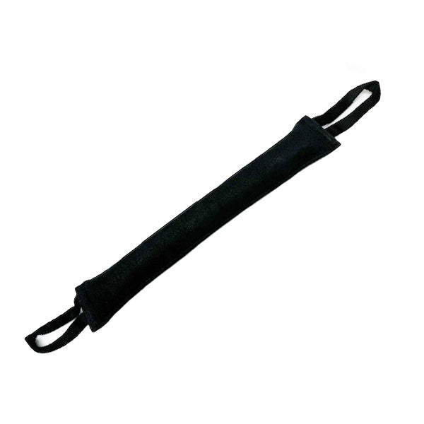FOR DOG TRAINERS - 24" x 2" Leather Bite Tug With Two Handles