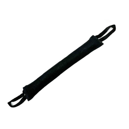 FOR DOG TRAINERS - 24" x 2" Leather Bite Tug With Two Handles