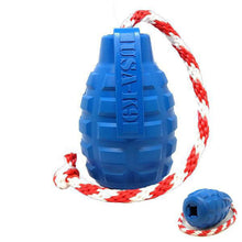 SODAPUP - USA-K9 Grenade Durable Rubber Chew Toy & Treat Dispenser