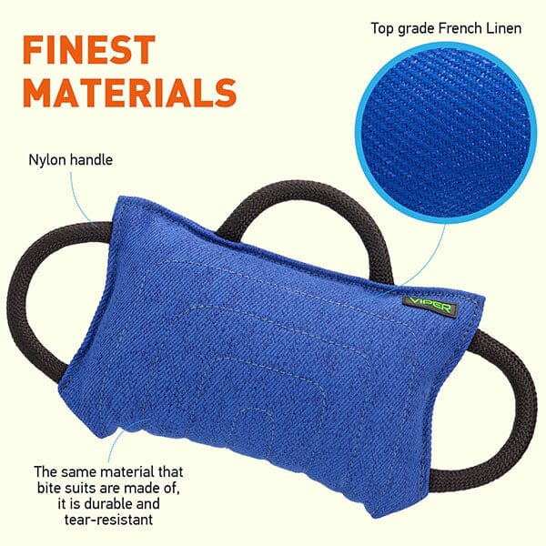 VIPER - French Linen Classic Bite Pillow Pet Training Aids Viper 