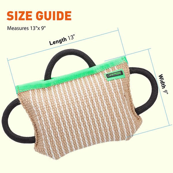 VIPER - Jute Classic Bite Pillow Pet Training Aids Viper 