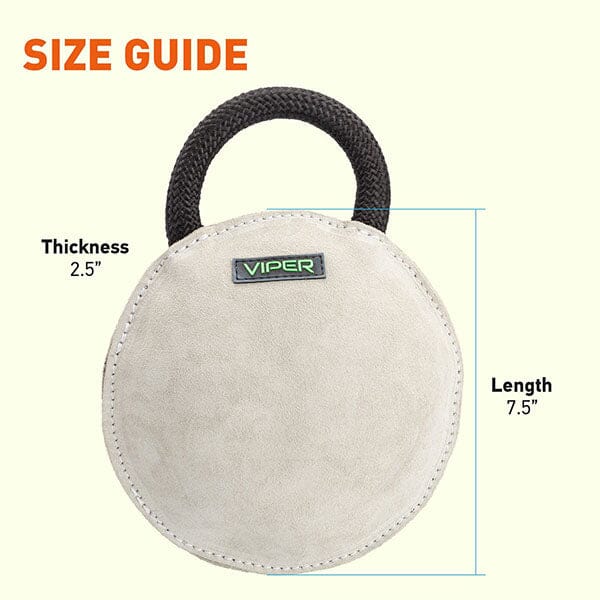 VIPER - Leather Round Bite Pillow Pet Training Aids Viper 
