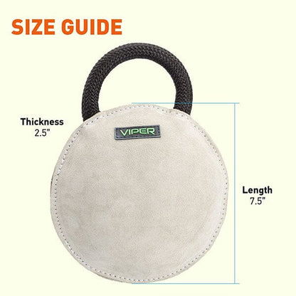 VIPER - Leather Round Bite Pillow Pet Training Aids Viper 