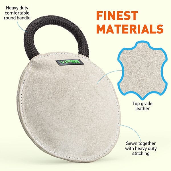 VIPER - Leather Round Bite Pillow Pet Training Aids Viper 