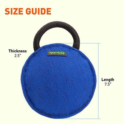 VIPER - Round French Linen Bite Pillow Pet Training Aids Viper 