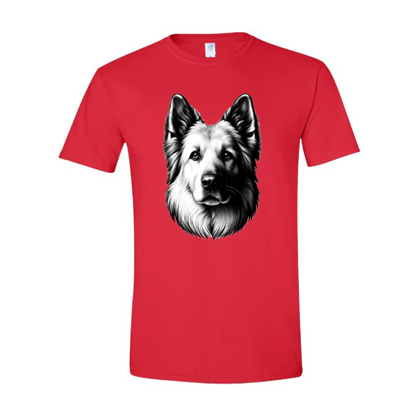 GSS - White Smiling German Shepherd T-Shirts