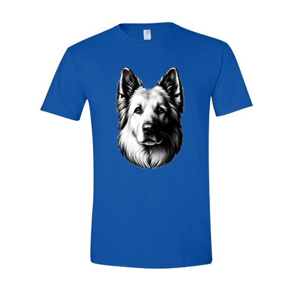 GSS - White Smiling German Shepherd T-Shirts