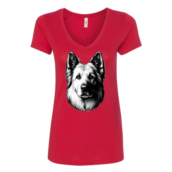 GSS - White Smiling German Shepherd T-Shirts