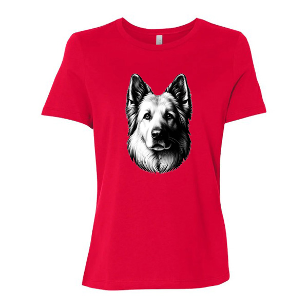 GSS - White Smiling German Shepherd T-Shirts