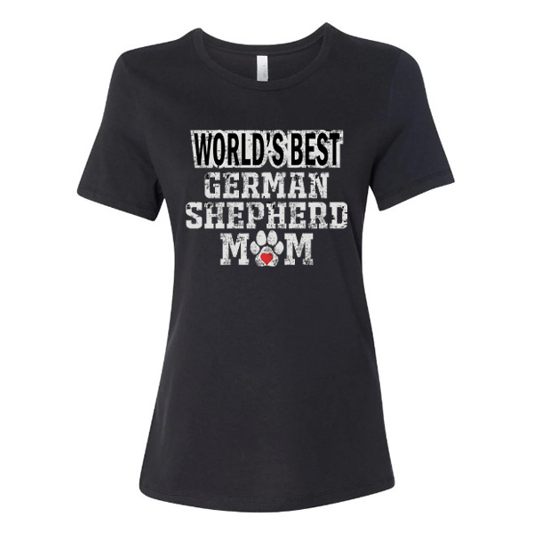 GSS - Worlds Best German Shepherd Mom T-Shirts