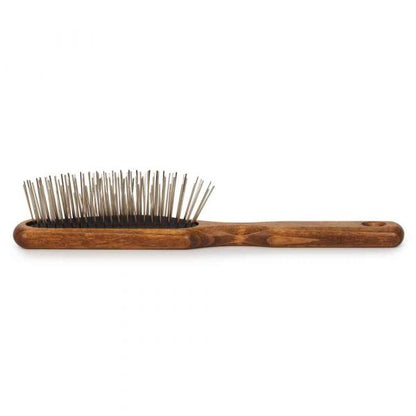 #1 ALL SYSTEMS - Oblong Wood Pin Brush in , durable Pet Combs & Brushes for dogs