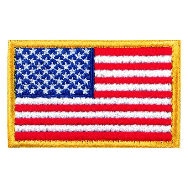 GSS - American Flag Embroidered Tactical Patch in Red White & Blue, durable Animals & Pet Supplies for dogs