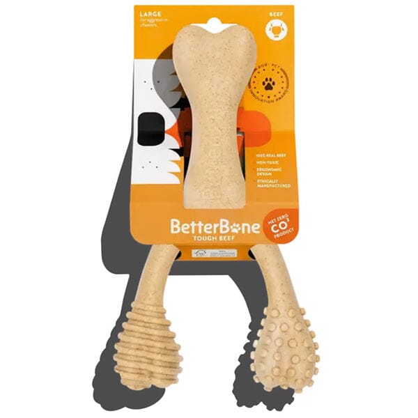 BETTERBONE - Tough — Durable All-Natural Sustainable Chew Toy BetterBone Large (dogs over 25 lbs) Beef 