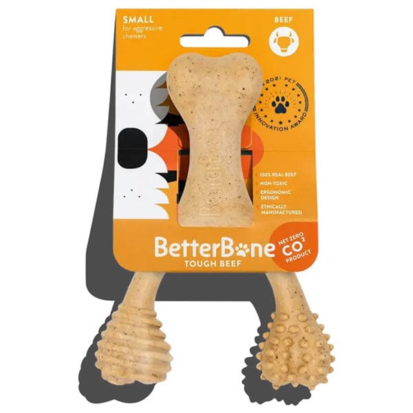 BETTERBONE - Tough — Durable All-Natural Sustainable Chew Toy BetterBone Small (dogs under 25 lbs) Beef 