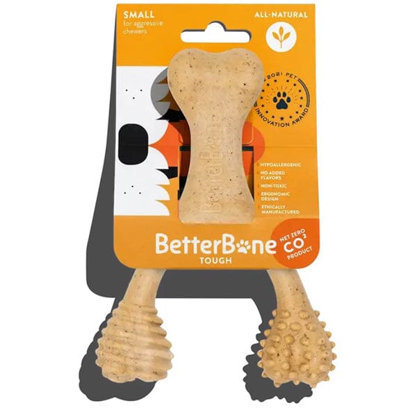 BETTERBONE - Tough Natural Chew Toy in Small (dogs under 25 lbs), durable for dogs