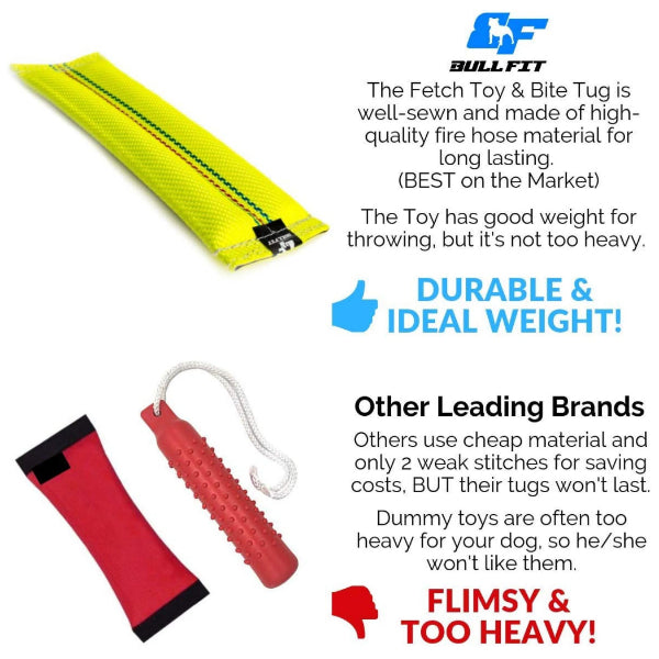 BULL FIT - Floating Fetch & Tug Toy (Flat Center) in , durable Dog Toys for dogs