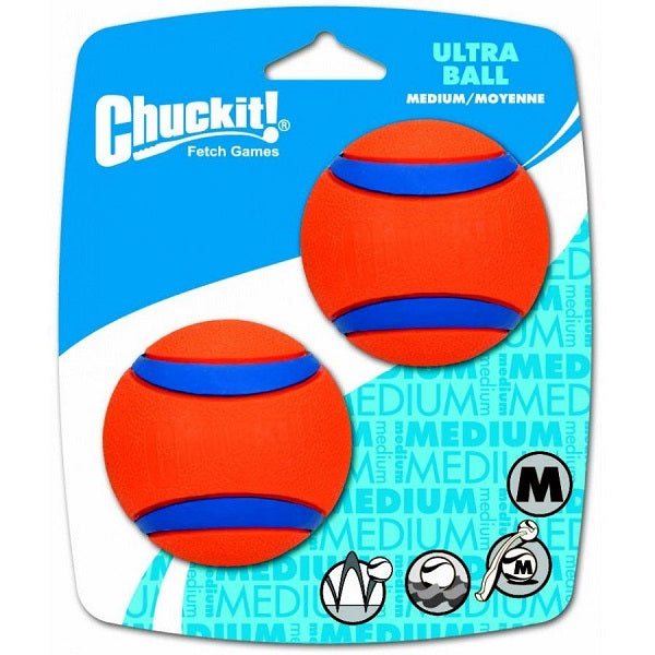 CHUCKIT - Ultra Balls Medium 2-Pack in , durable Dog Toys for dogs