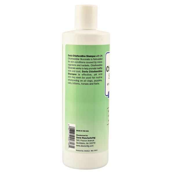 Davis - Chlorhexidine Shampoo (2%) 12-oz Grooming Davis 