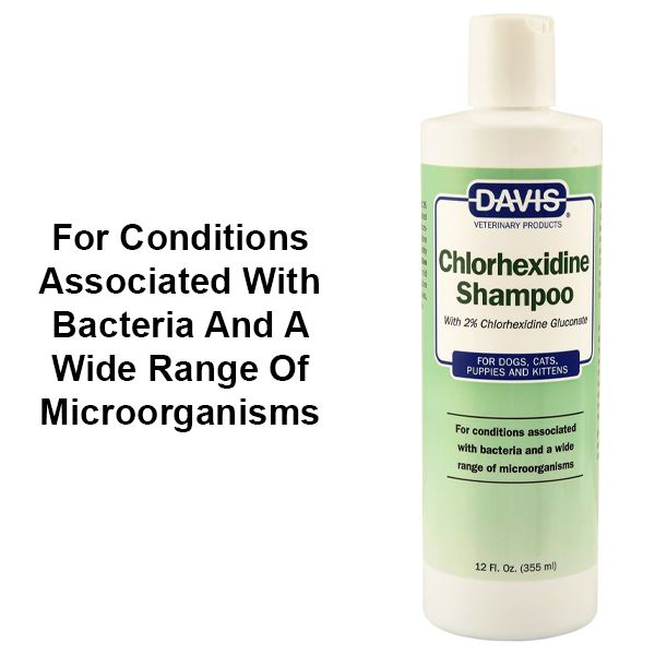 Davis - Chlorhexidine Shampoo (2%) 12-oz Grooming Davis 