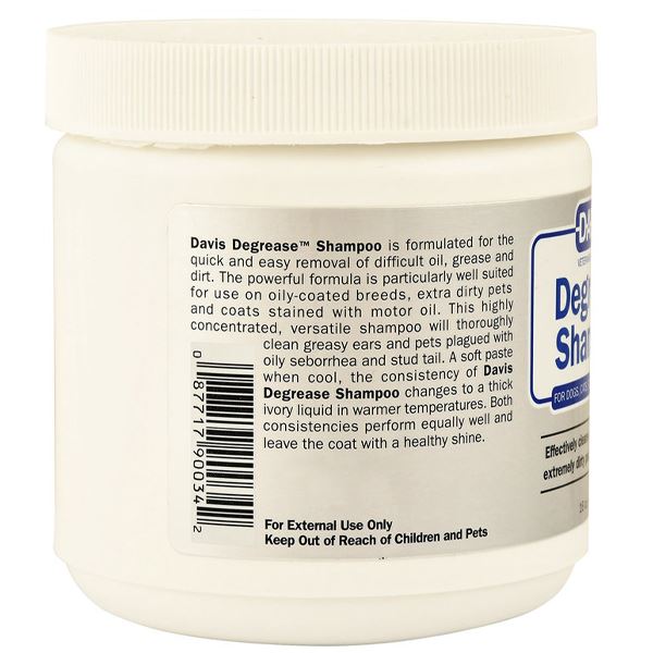 DAVIS - Degrease Shampoo, 16oz in , durable Pet Shampoo & Conditioner for dogs