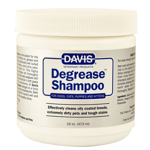 DAVIS - Degrease Shampoo, 16oz in , durable Pet Shampoo & Conditioner for dogs