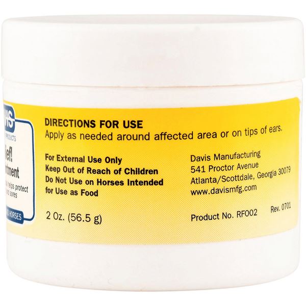 DAVIS - Relief! Fly Ointment 2oz Dog Supplies Davis 