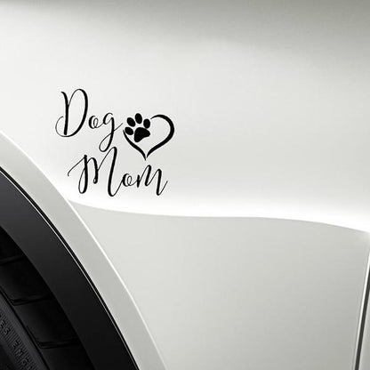 Dog Mom - Stickers in , durable Vehicle Decals for dogs