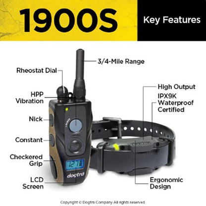 DOGTRA - 1900S Remote Trainer in , durable for dogs