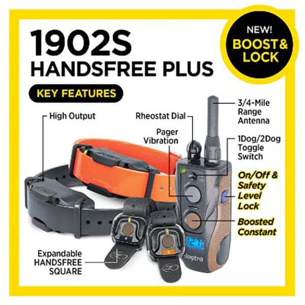 DOGTRA - 1902S Hands Free Plus Boost & Lock Remote Trainer Dogtra 