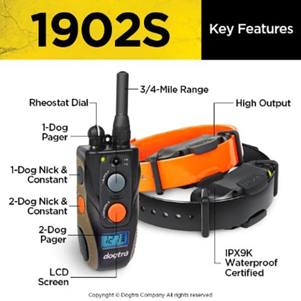 DOGTRA - 1902S Remote Trainer in , durable for dogs